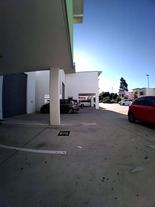 Car park entry camera, sample still from an empty venue